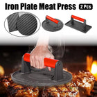 2pcs Manual Hamburger Meat Press Round Patty Maker Kitchen Burger Press Plate