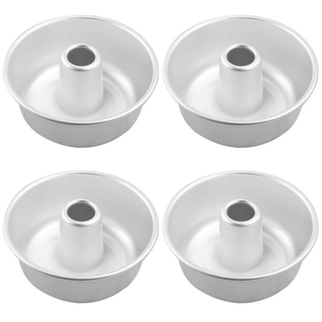 4pcs 4 Inch Hollow Mould Cake Bread Baking Mould Nonstick Round Cake Pan Set