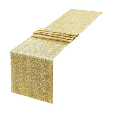 Sequin Table Runner Square Decorative Hotel Tablecloth for Wedding Party Decor