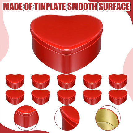 10pcs Iron Box Wedding Candy Boxes Tea Storage Durable Party Favor Containers