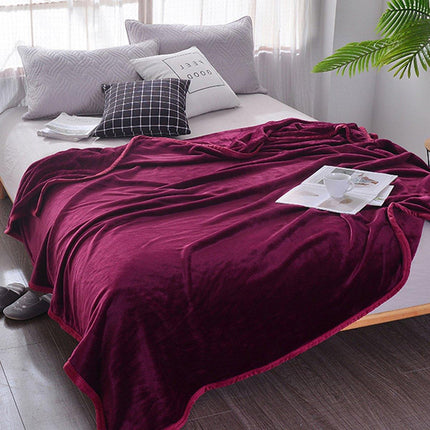 Soft Winter Flannel Blanket for Office Home Lunch Break Warm Cozy Throw Blanket