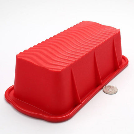 High Temperature Resistant Rectangular Silicone Cake Mold Baking Pan for Kitchen