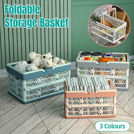 Foldable Portable Picnic Basket Lightweight Storage Basket for Outdoor Use