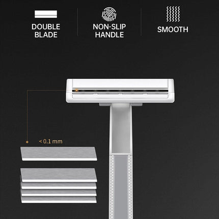 50pcs Hotel Razor and Shaving Cream Set for Guesthouse Bathroom Travel Use