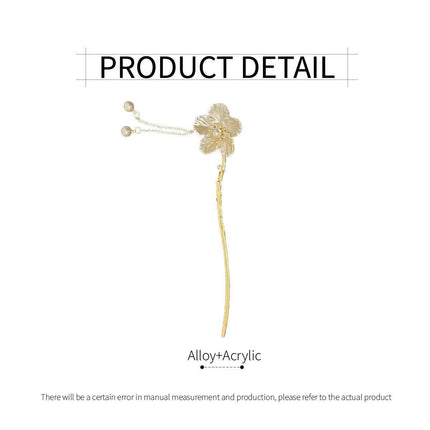 Shell Flower Fringe Hairpin Vintage Chinese Style Accessories Women Bridal