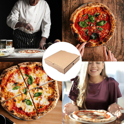 25pcs Break Resistant Pizza Boxes for Cooking Takeout and Food Delivery Needs