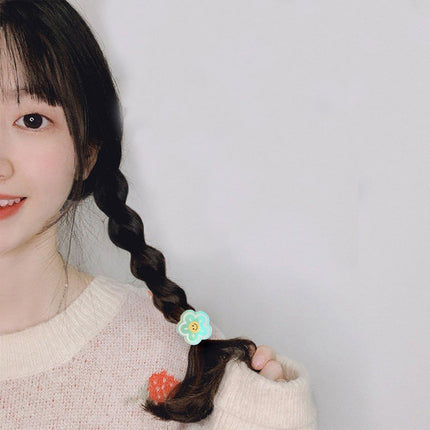 Cute Cartoon Hair Accessories Elastic Hair Cords for Young Wearers and Daily Styling