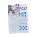 Face Gems Tattoo Eye Jewels Festival Body Crystal Make Up Sticker Diamond Pearls - Aimall