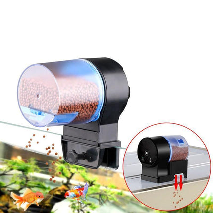 Adjustable Auto Fish Feeder Feeding Aquarium Tank Automatic Food Dispenser Timer - Aimall