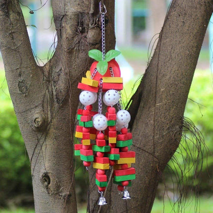Wooden Parrot Chew Toy Bird Toys for Large and Small Birds Natural Pet Chew Toy