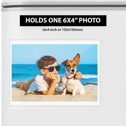 10 Pack Shot2Go Magnetic Picture Photo Fridge Frames Holds a 6x4 inch photo - Aimall