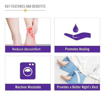 1pair Foot Protection Pads Heel Cushion Pads Ankle Warmth Support for Comfort