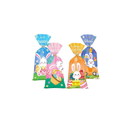 150pcs Easter Candy Gift Bags Party Favour Flat Pouches Holiday Treat Bags