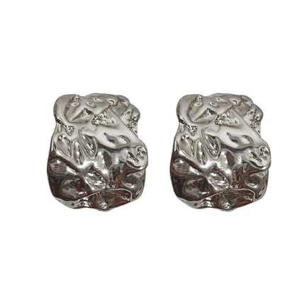 Girl Stud Earrings Korean Style Earrings Metal Ear Studs Women C Shape Earrings - Aimall