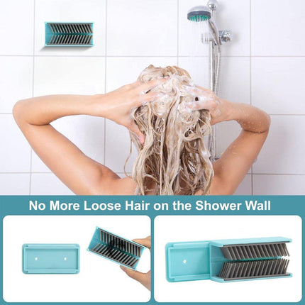 Shower Hair Catcher Easy to Install Silicone Hair Collector For Bathroom Tools