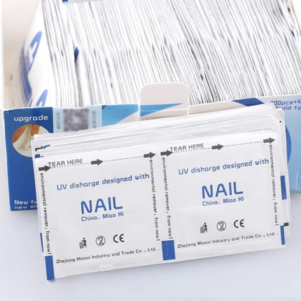 Disposable Nail Polish Remover UV Soak Off Acetone Art Removal Gel Wraps Cleaner - Aimall