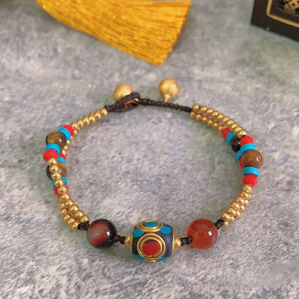 Vintage Ethnic Style Bracelet for Women Simple Weaving String Fashion Jewellery