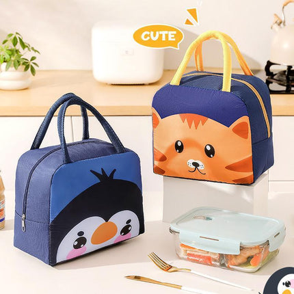 Portable Lunch Bag Insulated Thermal Cooler Box Carry Tote Travel Bag - Aimall
