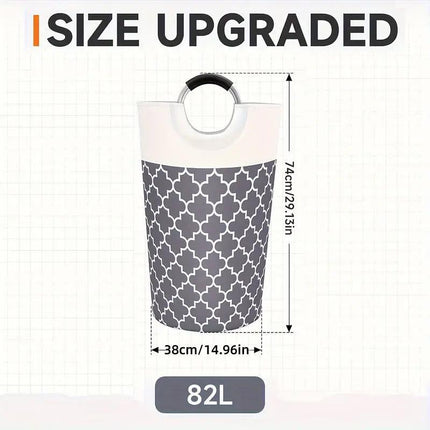 82L Large Capacity Laundry Basket for Dirty Clothes Toy Storage and Organizing