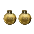 2PCS Small Brass Bell Cow Horse Sheep Grazing Copper Bells Loud Copper Bells Pet