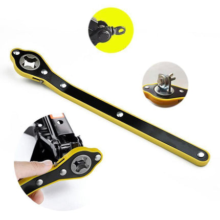 Car Labor-Saving Jack Ratchet Wrench Wheel Hand Crank Cross Wrench Repair Tool - Aimall