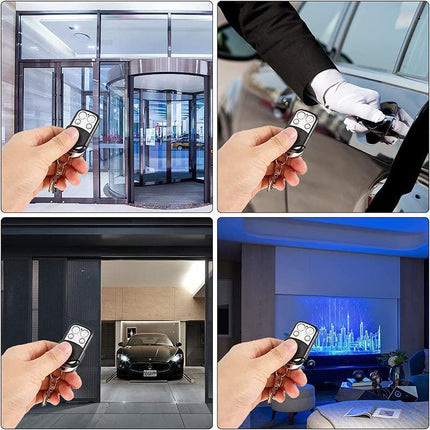 Universal Replacement Garage Door Remote Car Gate Cloning Control Key Fob 433 - Aimall