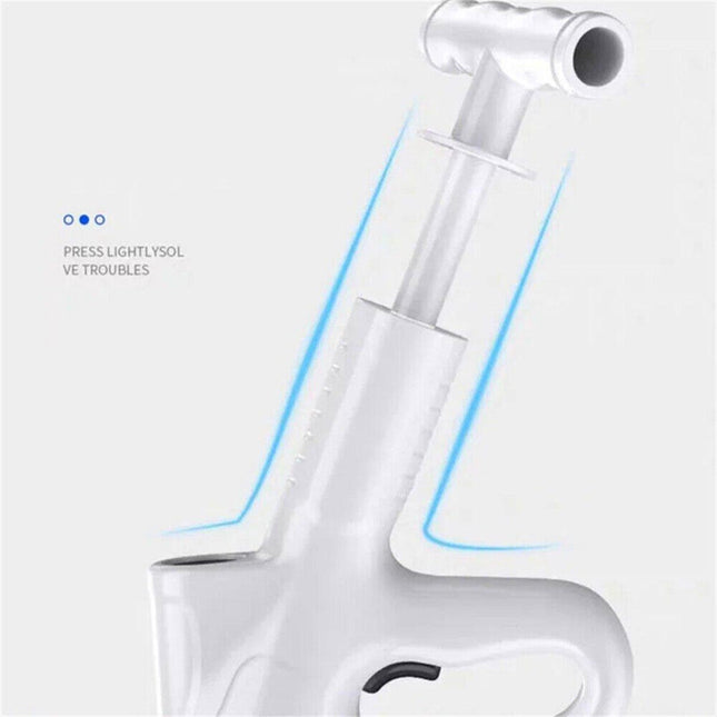 High Pressure Toilet Pipe Sewer Dredge Tool Pneumatic Suction Floor Drain Tool