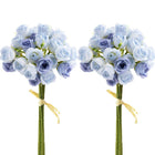 2pcs Artificial Rose Bouquet Valentines Day Gift Fake Flowers Wedding Decor