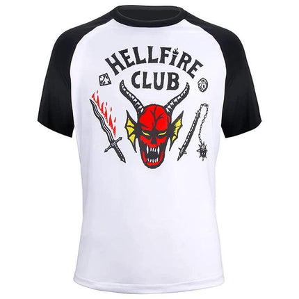 Stranger Things Hellfire Club Short Shirt Sleeve Baseball Unisex T-Shirt S~XXL AU - Aimall