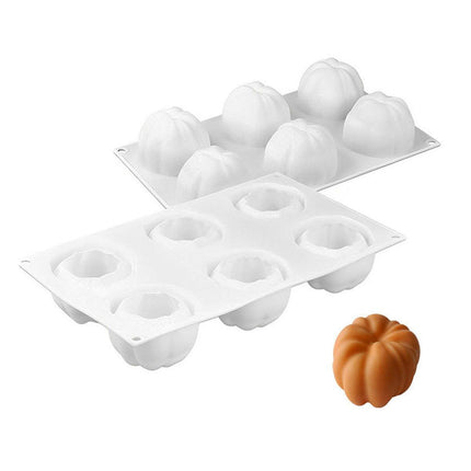 Halloween Silicone Chocolate Cake Mold Pumpkin Mold Baking DIY Handmade Soap