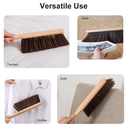 Household Log Color Soft Rubber Hair Long Handle Cleaning Brush Dusting Brush