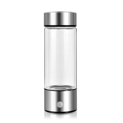 420ml Hydrogen Water Generator Bottle USB Rechargeable Borosilicate Glass