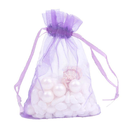 50PCS Organza Bag Sheer Bags Jewellery Wedding Candy Packaging Sheer Bags 13*18 cm - Aimall