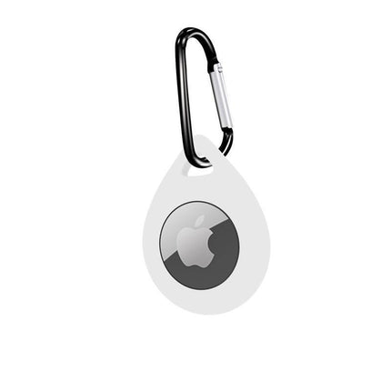 For Apple AirTag Air Tag Silicone Protective Case Cover Location Tracker Keyring - Aimall