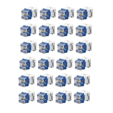 12/24PCS Clipsal Compatible Style CAT6 RJ45 8P8C Network Data Jack Mech Insert - Aimall