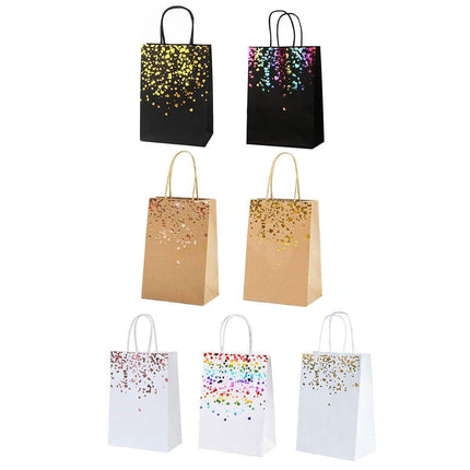30PCS Kraft Paper Gift Bags Small Love Candy Bags Gold Foil Wedding Party Favors
