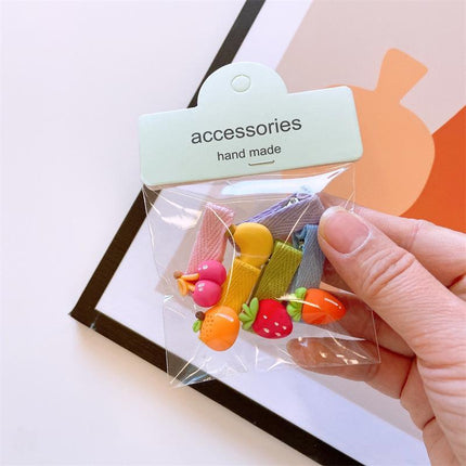 5Pcs Cute Cartoon Animal Hairpin Set for Girls - Mini Hair Clips Party Gift