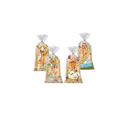 150pcs Easter Candy Gift Bags Party Favour Flat Pouches Holiday Treat Bags