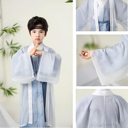 Autumn Children's Hanfu Ancient Style Boy's Clothing Chinese Style Tang Style - Aimall