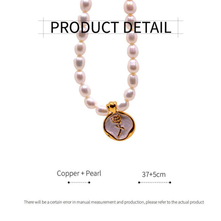 Vintage Bohemian Floral Round Pendant Necklace Women Fashion Chain Jewelry