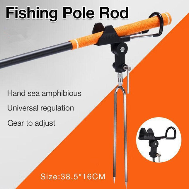 2 X Adjustable Detachable Carp Fishing Rod Pod Stents Holder Fishing Pole Rod Au - Aimall