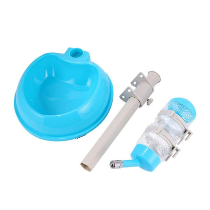 Pet Drinking Fountain Water Bottle Lifting Feeder Adjustable Pet Bowl for Pets