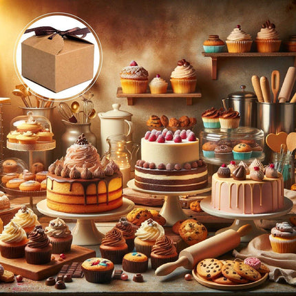Premium Bakery Boxes: Elegant & Durable Cake Packaging - Multi-Color Options