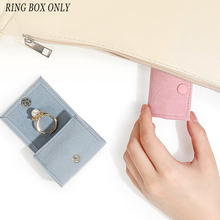 5pcs Portable Mini Jewelry Ring Box Travel Storage Case Small Jewelry Organizer