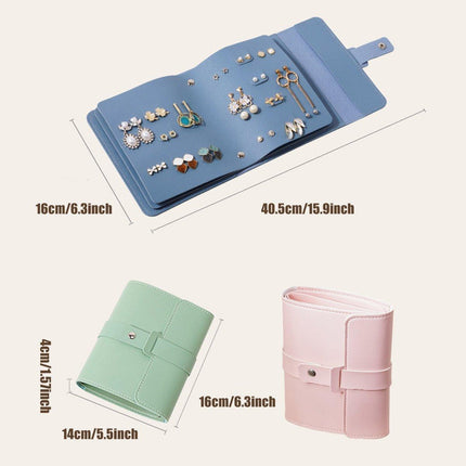 Travel Jewellery Storage Bag Portable Organizer Pouch for Rings Earrings Case