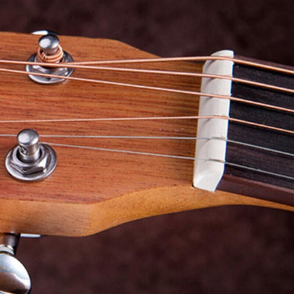 Bone Acoustic Saddle Holder Display Nut Guitar Bridge and Strings End Rack - Aimall