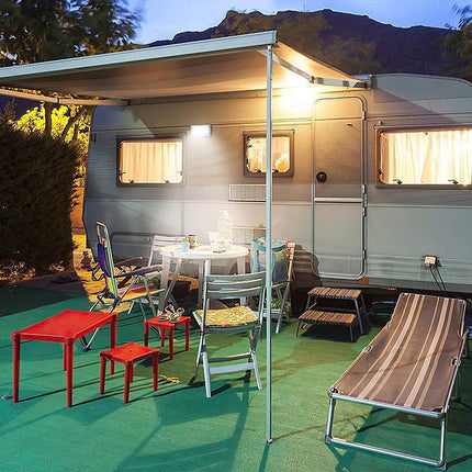 1x LED Awning Light W/ Switch for Caravan Annexe, Jayco Camper Trailer Exterior - Aimall
