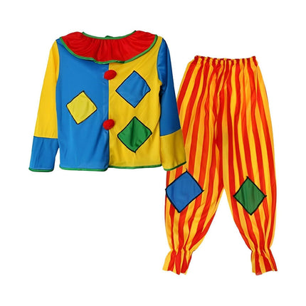Halloween Boy Girl Clown Costume Cosplay Masquerade Magic Costume Circus Clown Suit