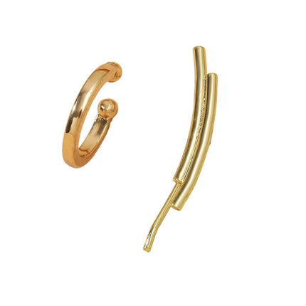 Simple Ear Clips No Piercing Stud Earrings Set Non Pierced Fashion Jewellery
