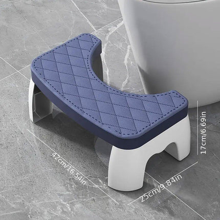 Toilet Stool Anti-Slip Bathroom Footstool for Home Use with Stable Support Design